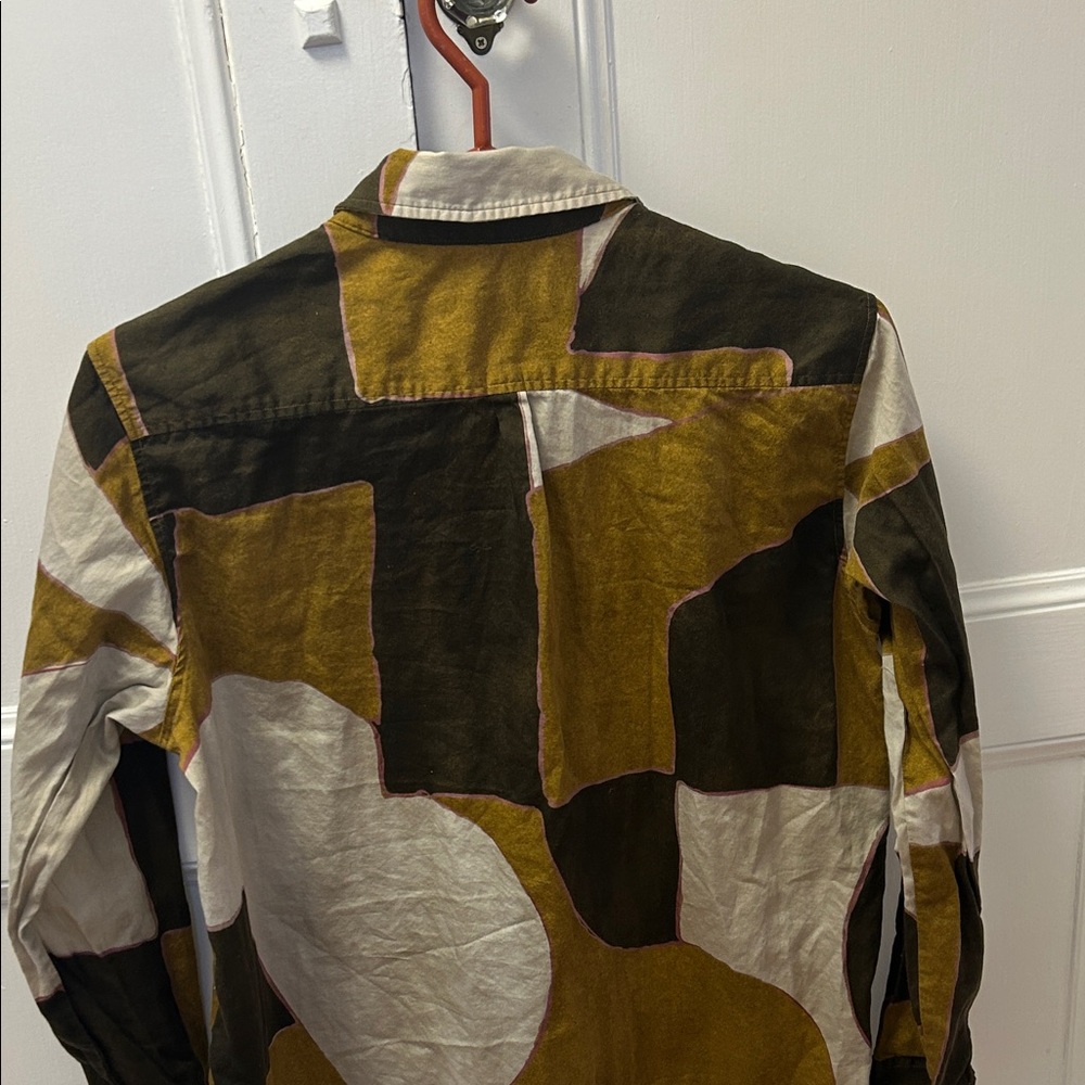 Trendy Multicolor Button Down Shirt - image 6